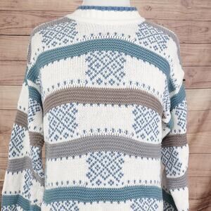 Vintage Colours by Alexander Julian Sweater Mens Large Knit Pullover USA 90s